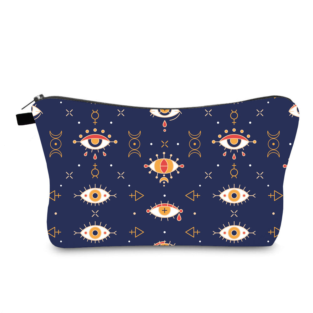 Kosmetiktasche mit Nazar-Print (verschiedene Designs)