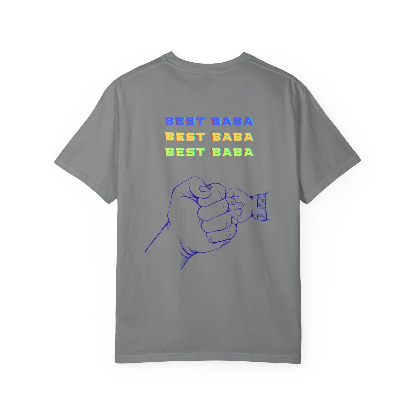 Best Baba Father’s Day T-Shirt – Persian Dad Fist Bump Graphic Tee Gift