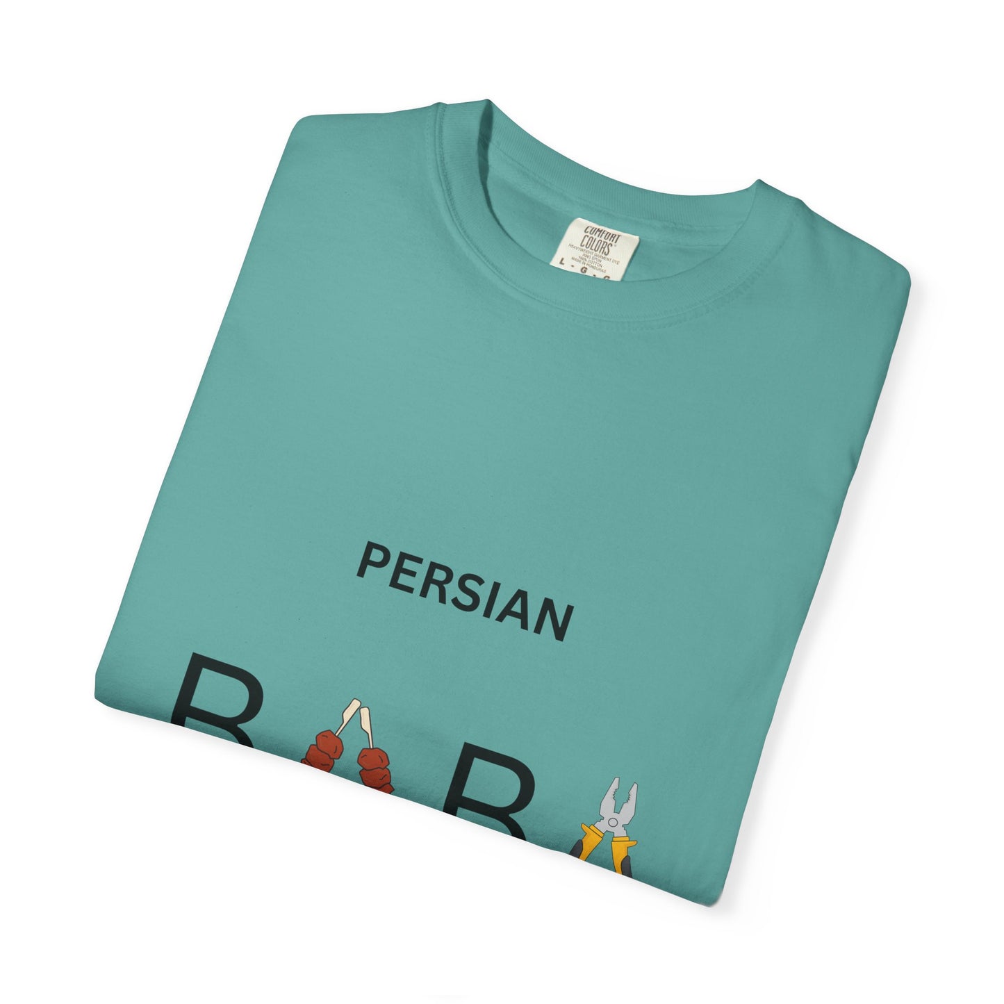 Persian Baba Father’s Day T-Shirt – Finglish Calligraphy Dad Graphic Tee for Iranian Fathers