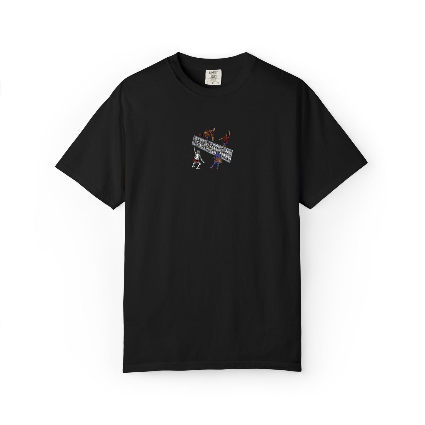 Shahnameh Legends Volleyball Graphic T-Shirt – Persian Miniature Art Tee