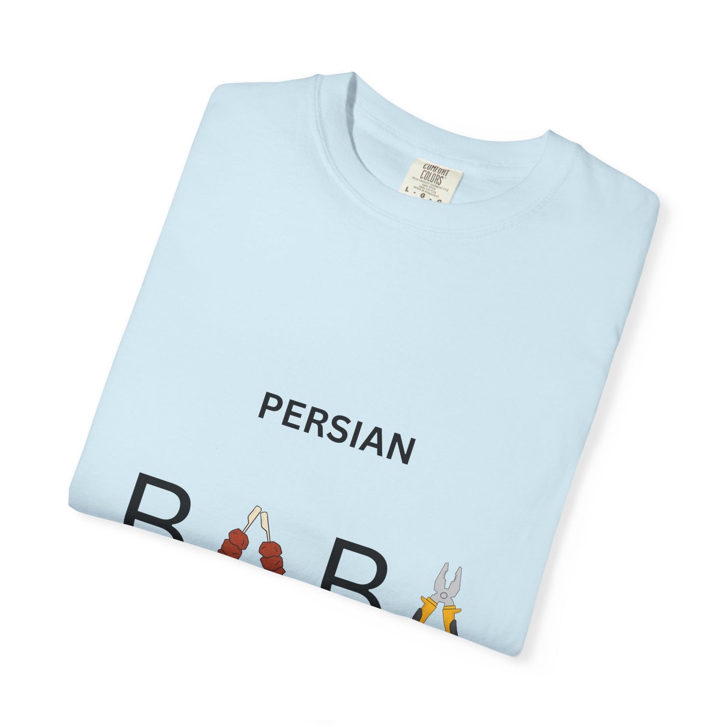 Persian Baba Father’s Day T-Shirt – Finglish Calligraphy Dad Graphic Tee for Iranian Fathers