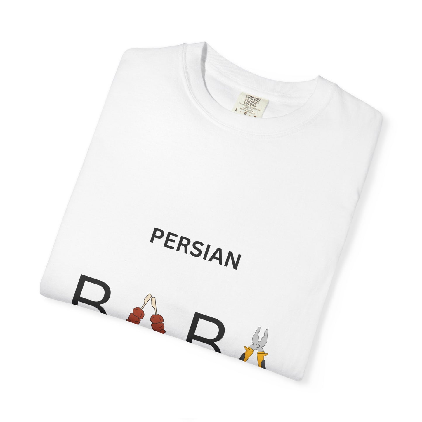 Persian Baba Father’s Day T-Shirt – Finglish Calligraphy Dad Graphic Tee for Iranian Fathers