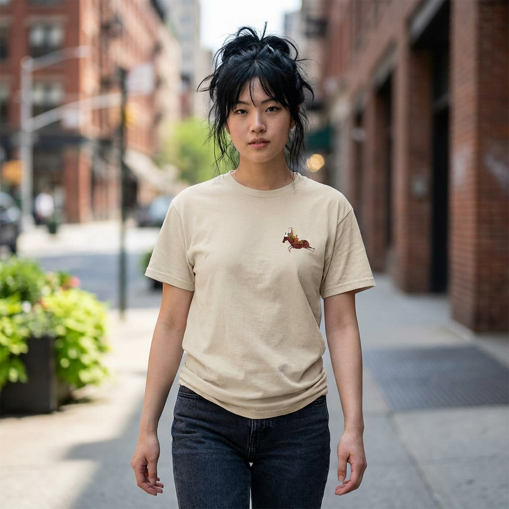 Persian Miniature Pattern T-shirt |Persian Heavy Cotton T-shirt