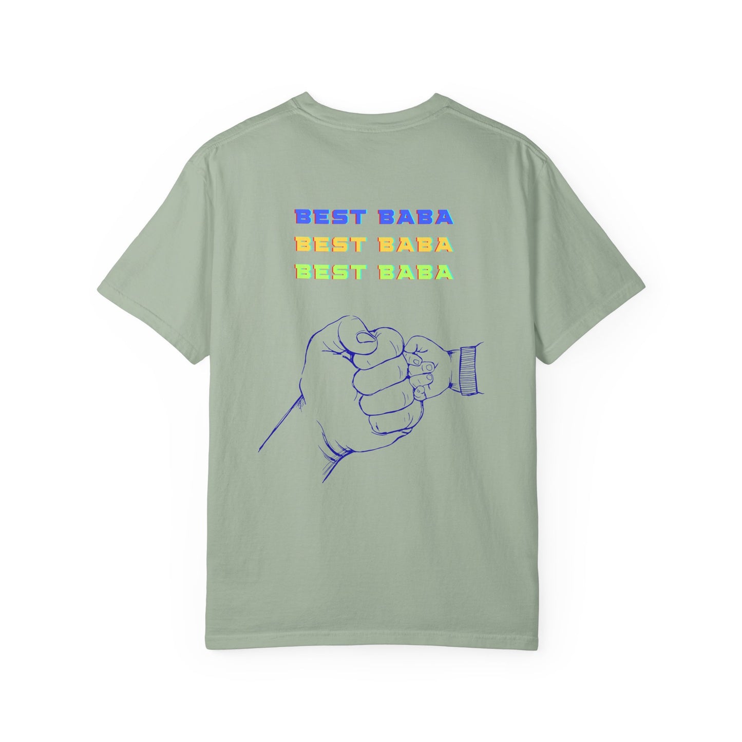 Best Baba Father’s Day T-Shirt – Persian Dad Fist Bump Graphic Tee Gift