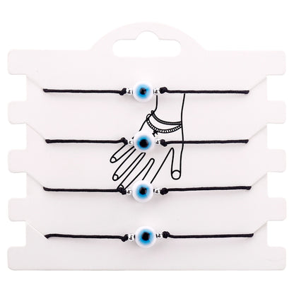 Gewebtes Armband zum Schutz vor dem Bösen Blick (Einzel-/Set-Optionen)