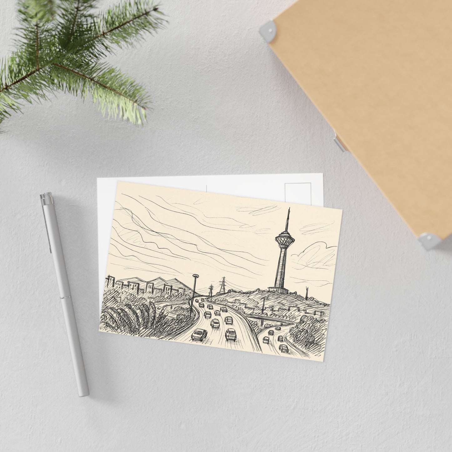Azadi-Turm Postkarte — Teheran Fine-Art-Postkarte