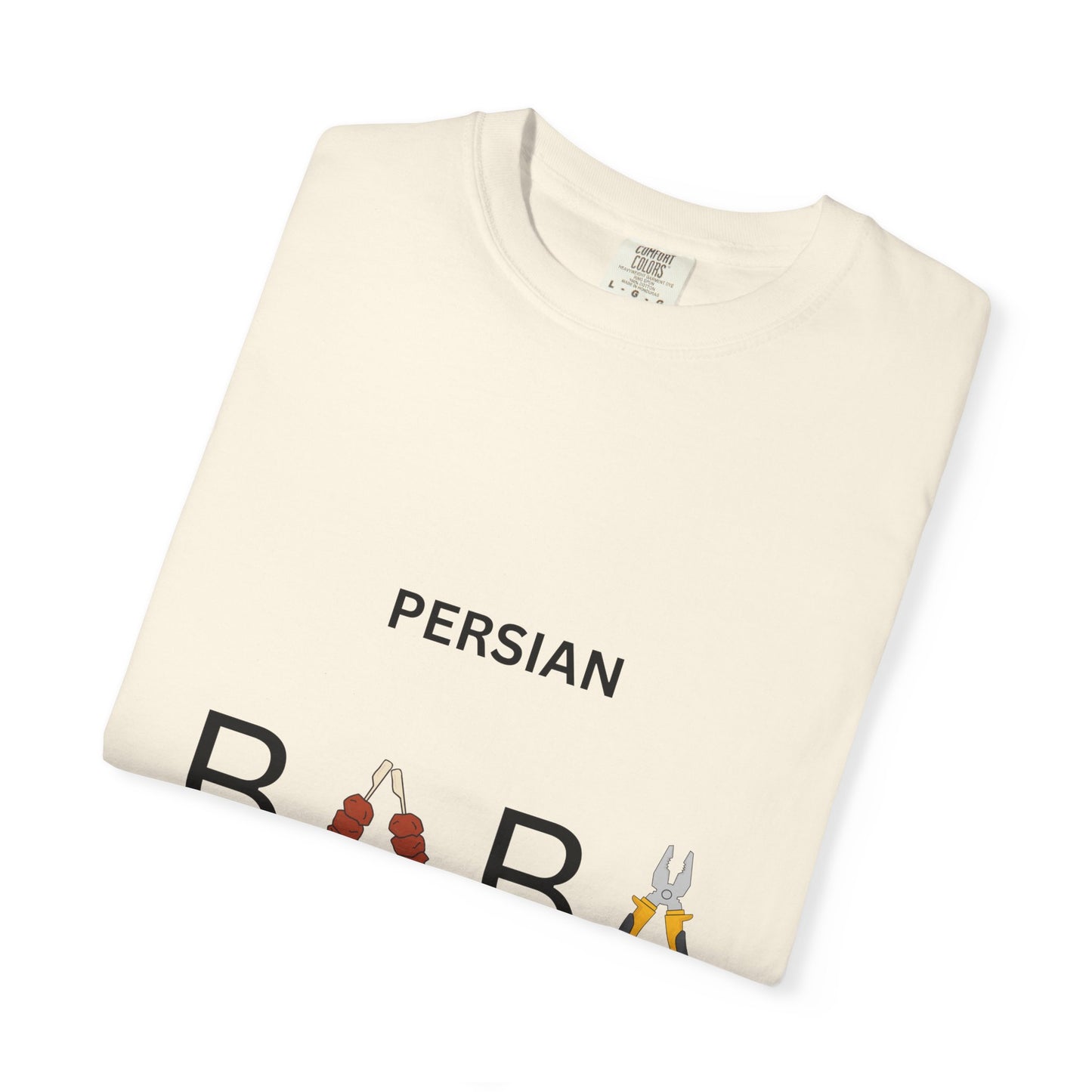 Persian Baba Father’s Day T-Shirt – Finglish Calligraphy Dad Graphic Tee for Iranian Fathers