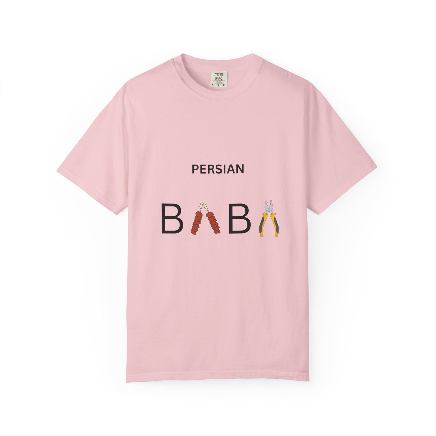 Persian Baba Father’s Day T-Shirt – Finglish Calligraphy Dad Graphic Tee for Iranian Fathers