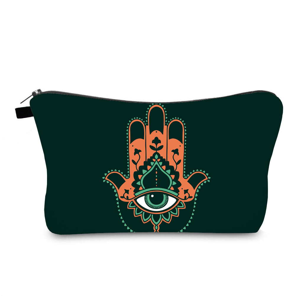 Kosmetiktasche mit Nazar-Print (verschiedene Designs)