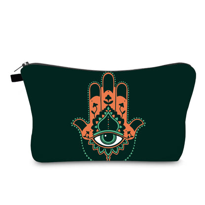 Kosmetiktasche mit Nazar-Print (verschiedene Designs)