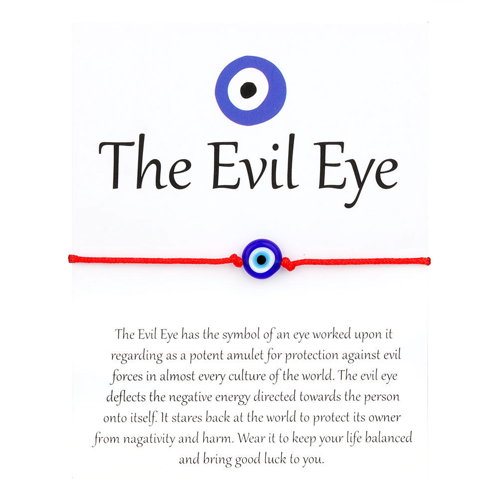 Gewebtes Armband zum Schutz vor dem Bösen Blick (Einzel-/Set-Optionen)