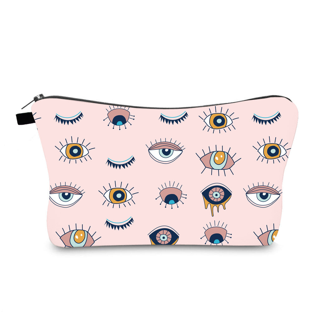Kosmetiktasche mit Nazar-Print (verschiedene Designs)