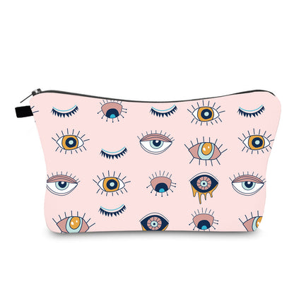 Kosmetiktasche mit Nazar-Print (verschiedene Designs)